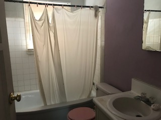 1st Glance into the Bathroom was Scary!